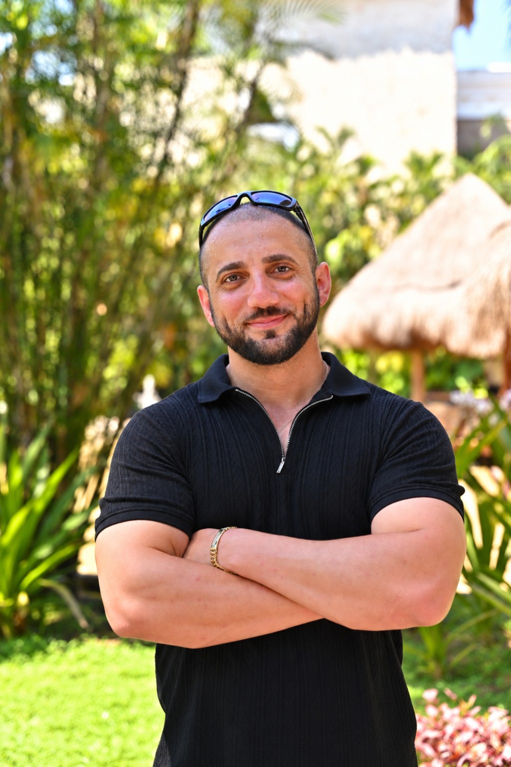 Reuven Cohen, owner and barber